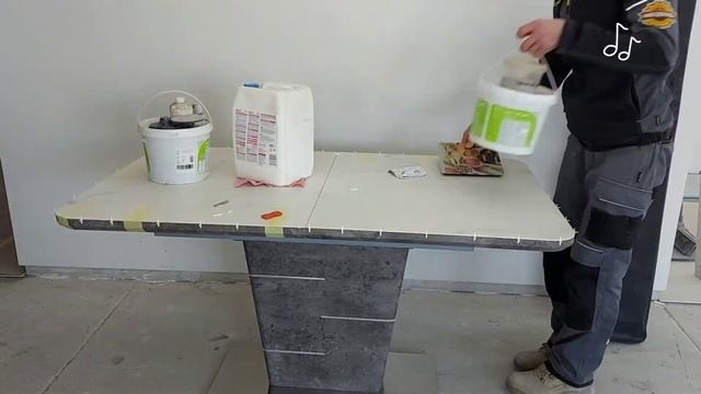 Облицовка мебели керамогранитом! Столешница своими руками из плитки смотреть онлайн