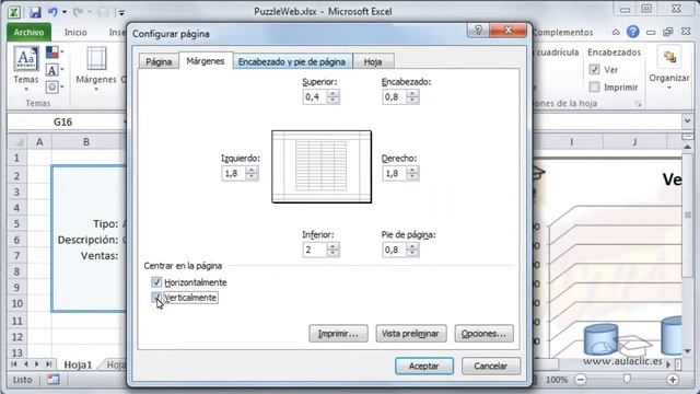 32 Curso de Excel 2010 Configurar página смотреть онлайн