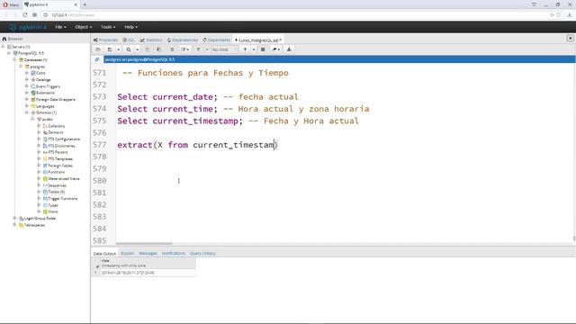 FUNCIONES para FECHAS y TIEMPO - Date, Time , Timestamp y Extract() | Curso de PostgreSQL #53 смотреть онлайн