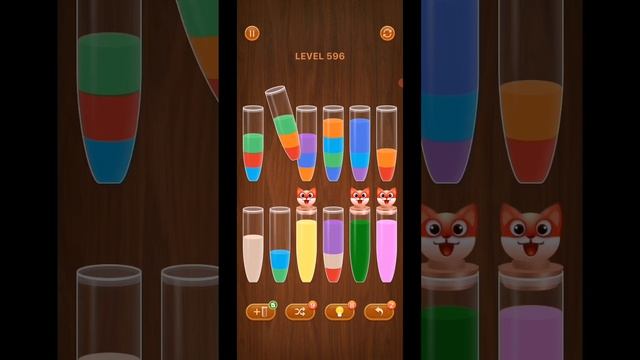 Sort Em All - Water Puzzle Level 591-600 Gameplay Walkthrough Android IOS