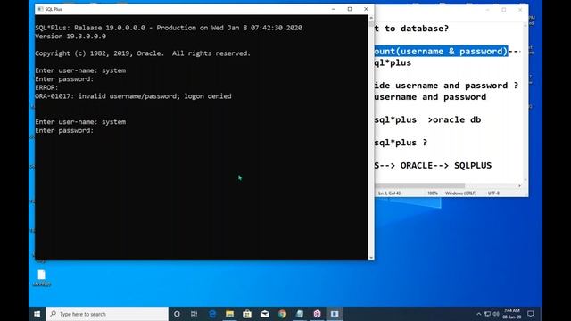 ORACLE 19c tutorial || Demo - 6 || by Mr. Dinesh On 08-01-2020 смотреть онлайн