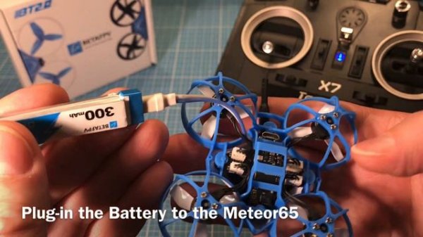 BetaFPV Meteor65 binding to Taranis Q X7 ACCST D16 EU LBT