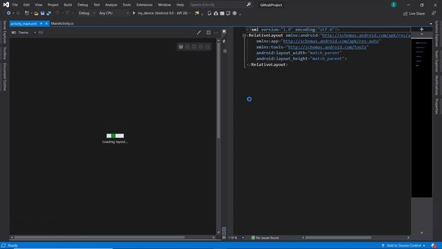Using GitHub in Visual Studio 2019 смотреть онлайн