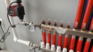 Комбинированная система отопления радиаторы + теплый пол.  Дом 120м2 ЧАСТЬ 2. Пуск тепла