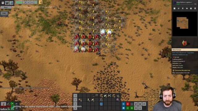 Factorio Warptorio #5 - Coal Fuel Can't Melt Steel Furnaces смотреть онлайн