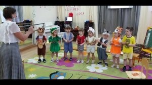 Песня "Жили у бабуси" дети 3-4 года