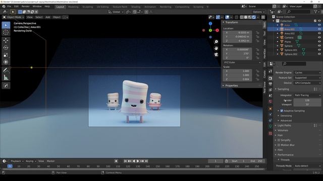 Как ускорить рендер в Blender на Cycles смотреть онлайн