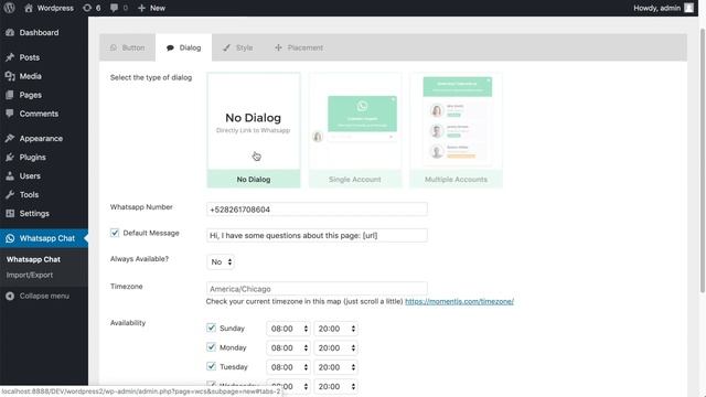 WordPress WhatsApp Chat Support - Big Button with an Avatar смотреть онлайн