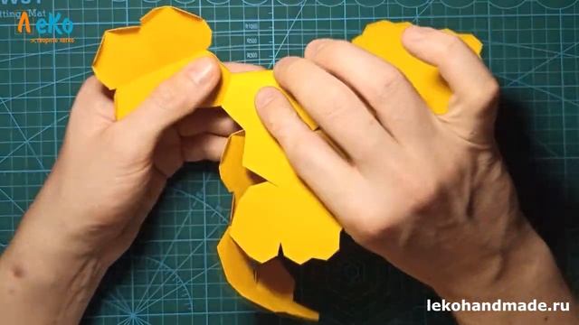 Фигурки из бумаги. Пятиугольный икоситетраэдр. Объемная геометрия. смотреть онлайн