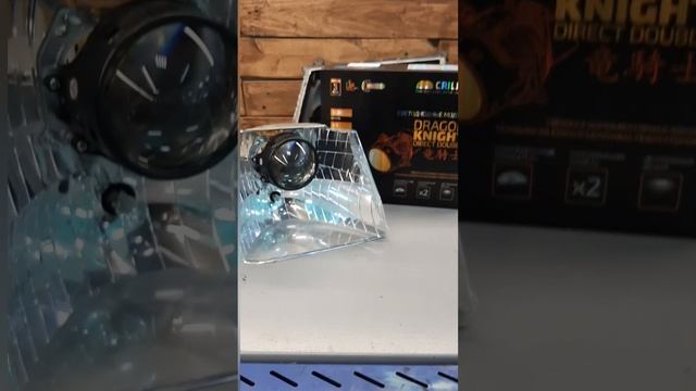 TOYOTA LAND CRUISER 100 Установка линз  Criline Dragon Knight Double Direct | #тюмень