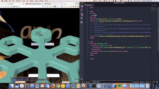 Augmented Reality with A-Frame смотреть онлайн