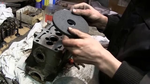 Golf 2 ремонт ДВС видео 12, шлифуем головку в домашних условиях смотреть онлайн