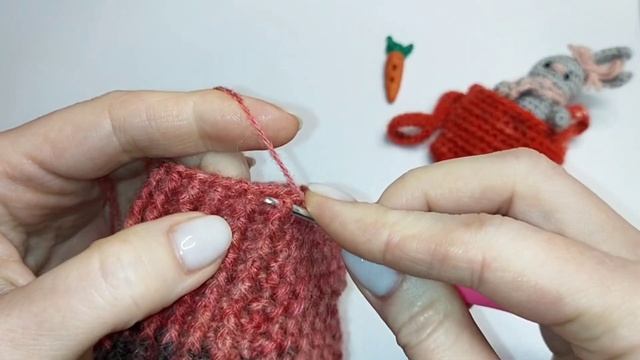 МК. Шапочка, шарф и сумочка для Зайки крючком. смотреть онлайн