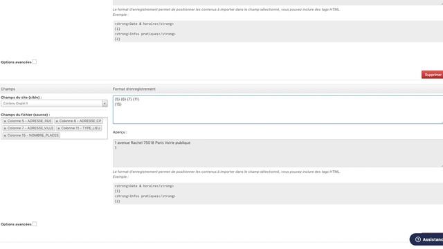 Import de données xls/csv смотреть онлайн
