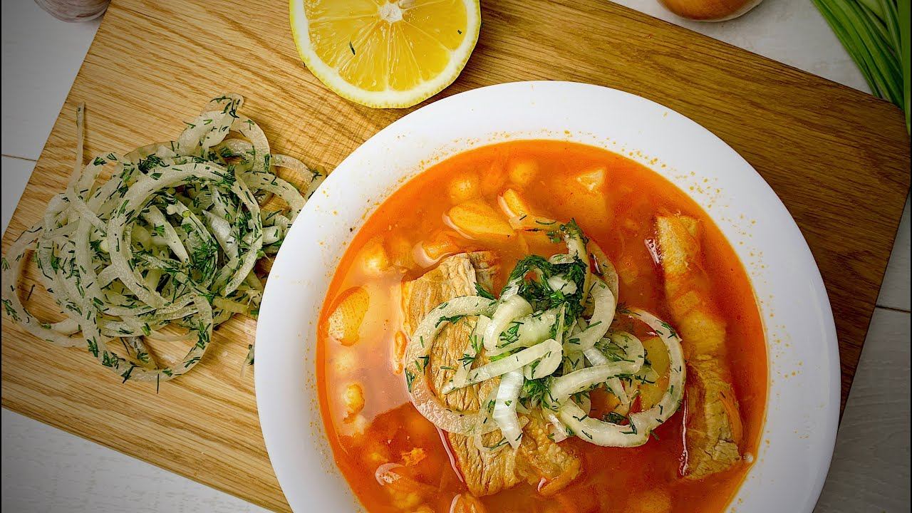 Вкуснейший и ОЧЕНЬ СЫТНЫЙ СУП с Нутом и Ребрышками смотреть онлайн