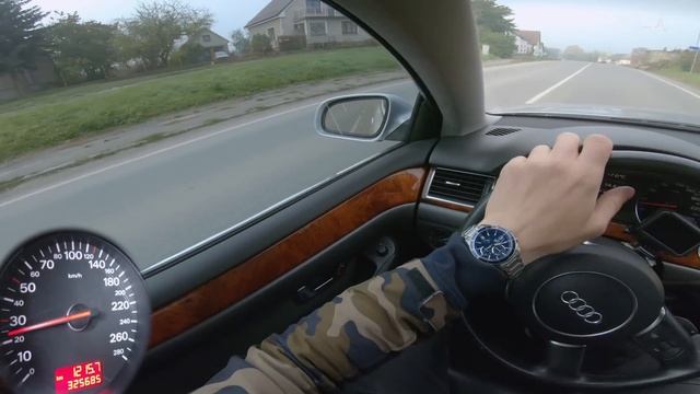 Audi A8 D3 4.0TDI Quattro (202kW) |7| 4K DRIVE POV - V8 SOUND, ACCELERATION & TOP SPEED?TopAutoPOV