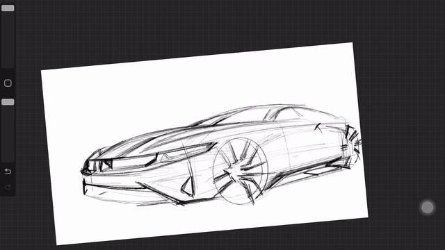 [Daily sketch]car sketch tutorial / maybe BMW? смотреть онлайн