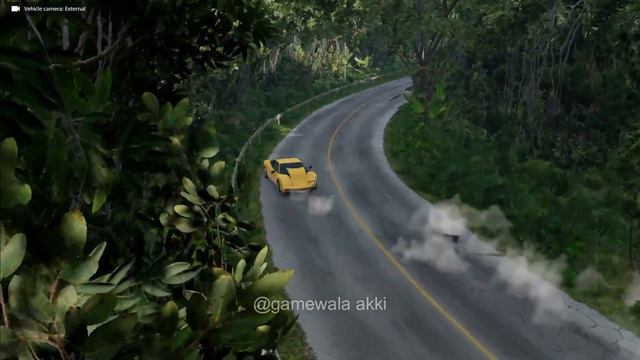 Realistic Bus Crashes and Falling from cliff #15 - BeamNG Drive смотреть онлайн