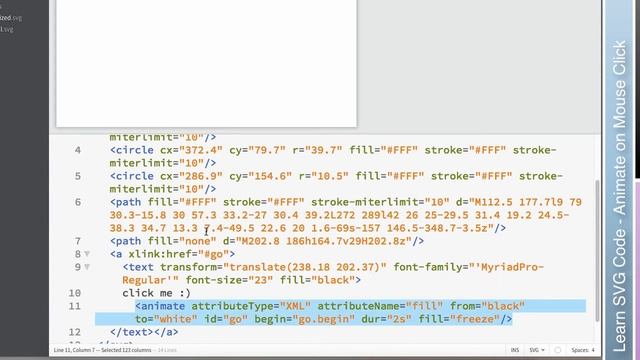 Learn SVG- Animating on Click with SVG Only смотреть онлайн
