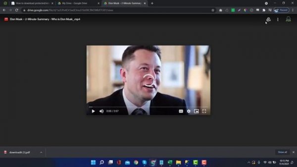 How to download protected/view only pdf/video/docs files from google drive ?