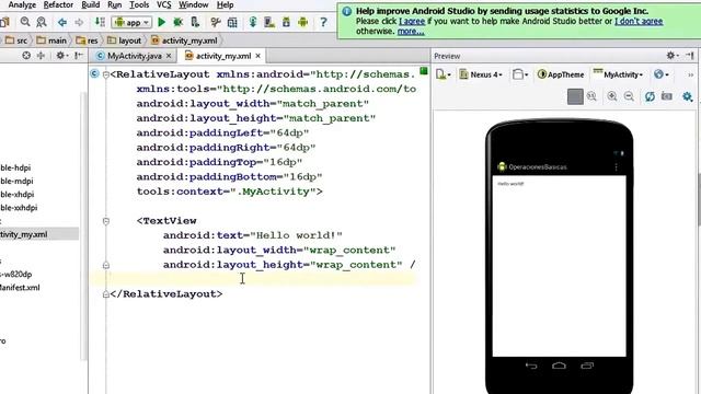 ANDROID TUTORIAL Designing APP for Android using Android Studio смотреть онлайн
