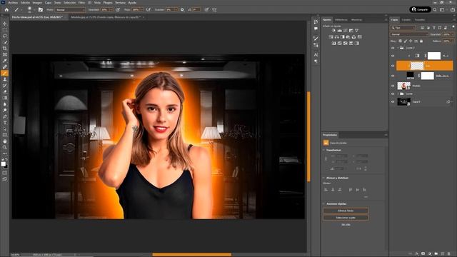 Efecto Glow - Photoshop Tutorial ? смотреть онлайн