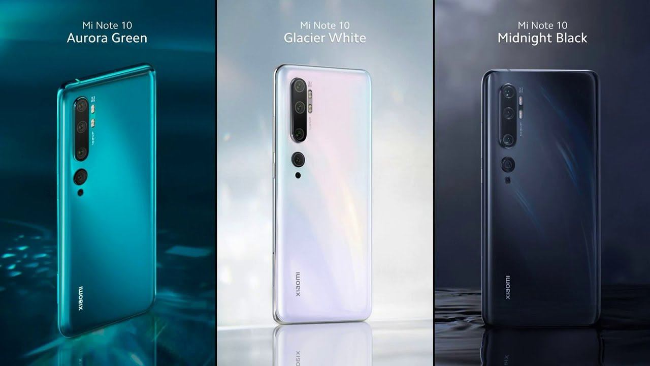 Смартфон Xiaomi Mi Note 10, экран 6,47 дюйма, Восьмиядерный, 6 ГБ ОЗУ 128 ГБ смотреть онлайн