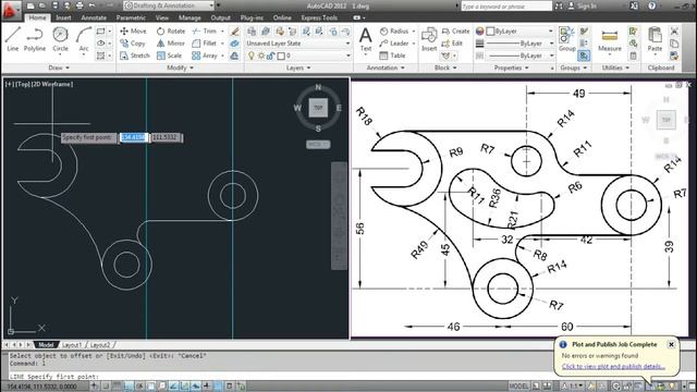 2d practice object in autocad смотреть онлайн