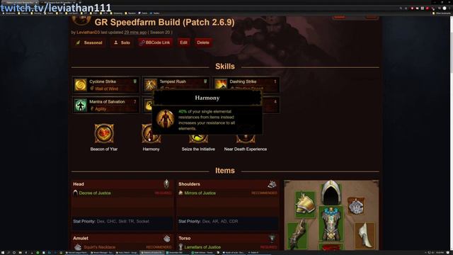 [Diablo 3] Season 21 Monk Patterns of Justice Tempest Rush GR Speedfarm Build Guide | Patch 2.6.9 смотреть онлайн