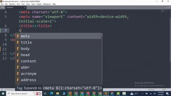Use the 'script' tag to include your JavaScript code.