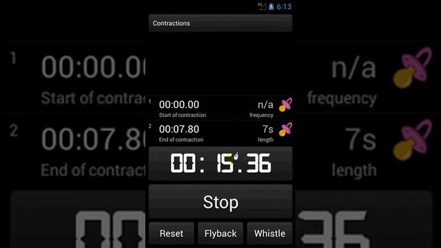 Stopwatch All in 1 - Tutorial (Contractions Counter) смотреть онлайн