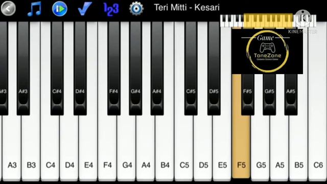 Teri Mitti Kesari music piano tune How_to_Play_Piano_Melody(360p) смотреть онлайн