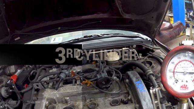 1998 Mitsubishi Eclipse GS-T D38A 2.0L 4G63 TURBO FWD Compression test смотреть онлайн