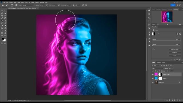 Играйте с цветом: как использовать двойной свет в Фотошопе | Adobe Photoshop смотреть онлайн