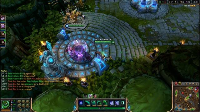 Zac with 6 Warmogs, Revive, Red potion + Lulu Ult AND Health passive смотреть онлайн