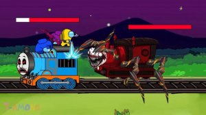 CHOO CHOO Charles vs THOMAS & 어몽어스 #1 l Among Us Animation