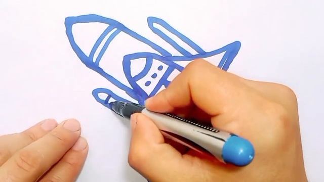 КАК НАРИСОВАТЬ РАКЕТУ смотреть онлайн