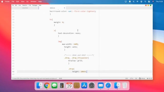 Drag and Drop Card Using HTML CSS And JavaScript | SortableJS смотреть онлайн