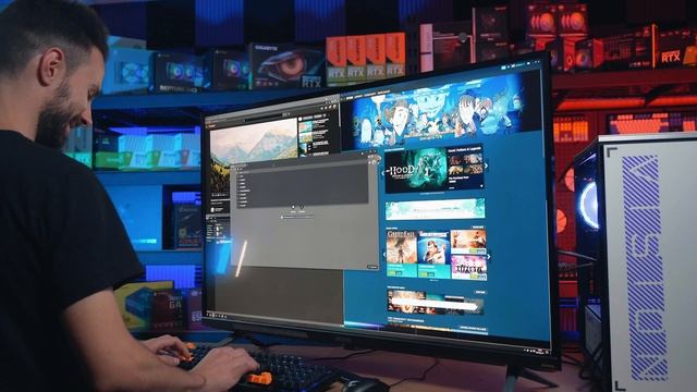 Gigabyte AORUS FV43U 43" 144Hz 4K UHD 1ms QLED HDR Gaming Monitor смотреть онлайн