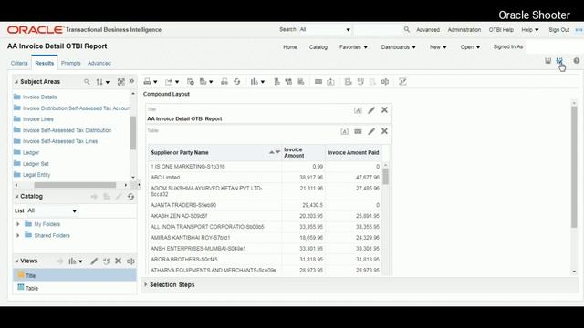 Oracle Fusion 68: Master Detail Drill Down Report and Summary Detail link report by using OTBI смотреть онлайн