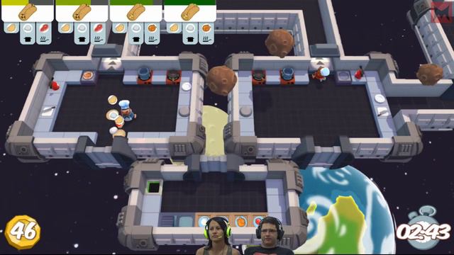 Overcooked - PC, PS4 e Xbox One - COZINHA PICANTE - parte 5 смотреть онлайн