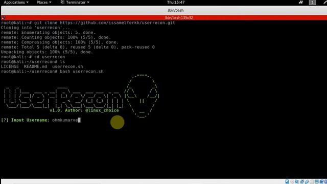 How To use Userrecon the Information Gathering Tool..... смотреть онлайн