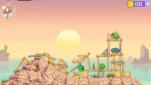 Angry Birds Stella Level 6 Episode 2 Beach Day Walkthrough смотреть онлайн
