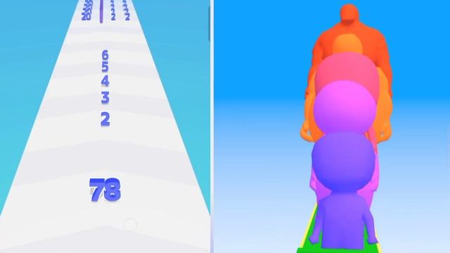 Number Master: Run and Merge vs number merge runner 2048 - Number Run 3D Gameplay Mobile level 9999 смотреть онлайн