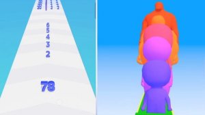 Number Master: Run and Merge vs number merge runner 2048 - Number Run 3D Gameplay Mobile level 9999