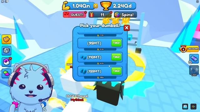 I YEET THE BOSS 9999 MILES in Roblox Push Simulator смотреть онлайн