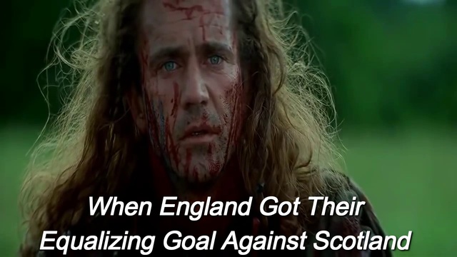 When England Got Their Equalizing Goal Against Scotland смотреть онлайн
