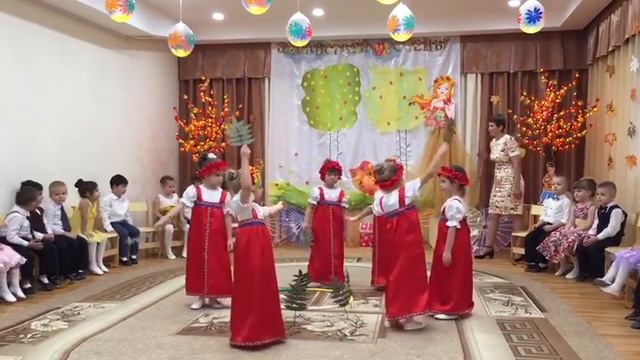 Танец "Рябинка" средняя группа смотреть онлайн
