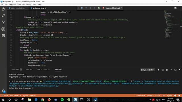 Finding Books Name, Authors Name & ETEXT Number from a given File using Python смотреть онлайн