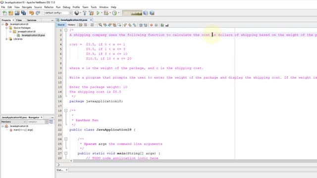 Java Tutorial 19 - Exercise - Shipping cost смотреть онлайн